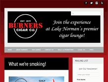 Tablet Screenshot of burnerscigar.com
